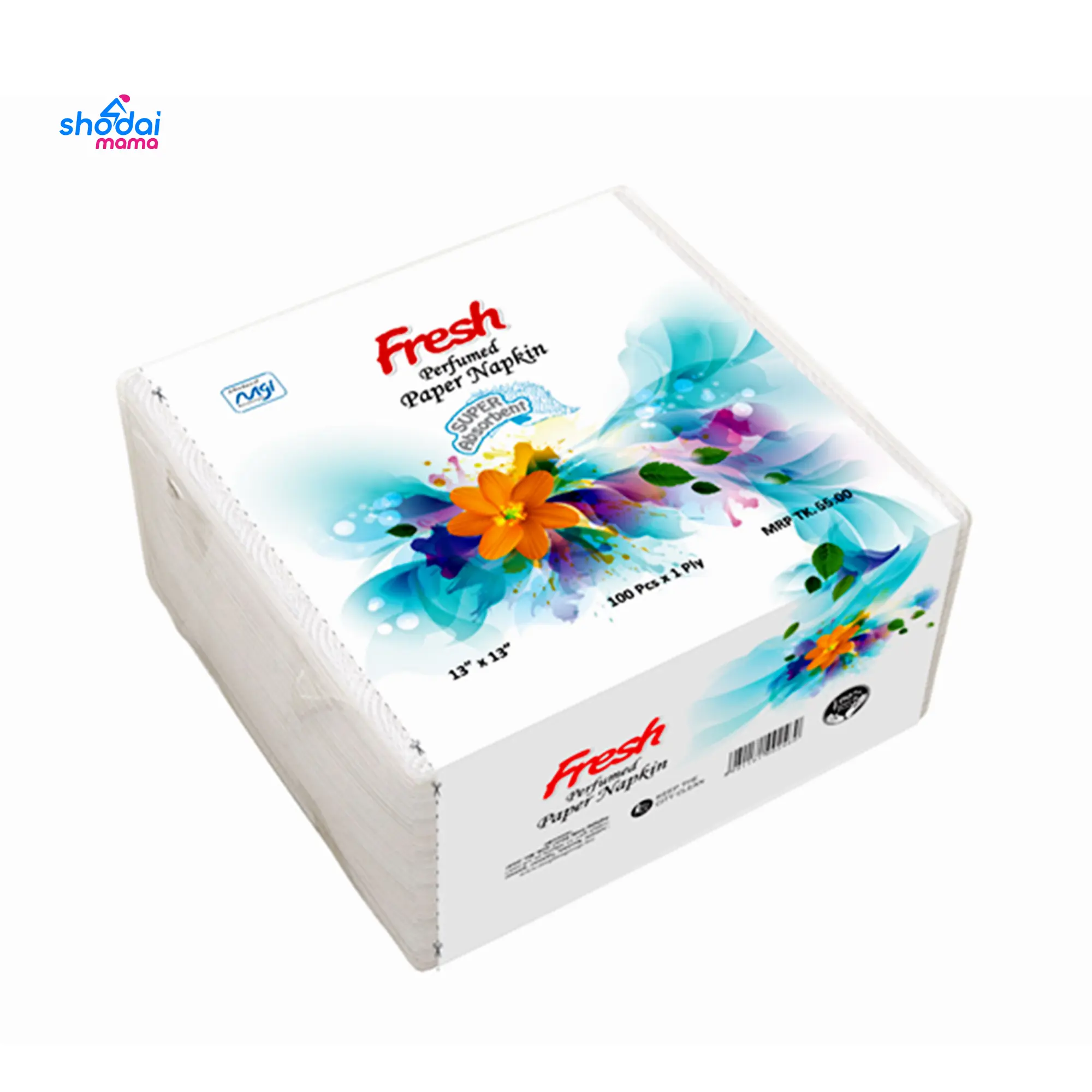 Fresh Restaurant Paper Napkin 100pc x 1 ply Green